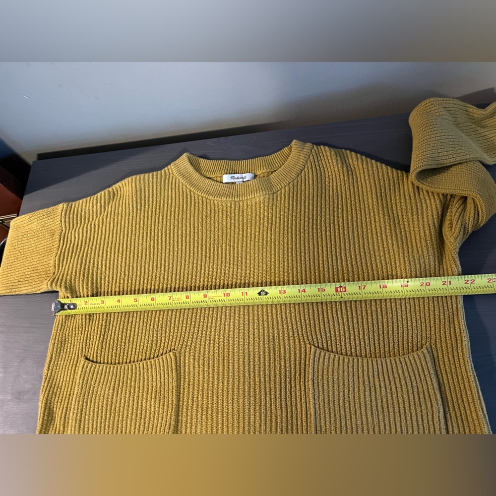 Madewell Patch Pocket Pull Over Cropped Sweater - image 7